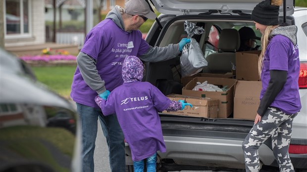 Plus de 600 familles de Saint-Georges ont donné quelque 2 600 kg de denrées