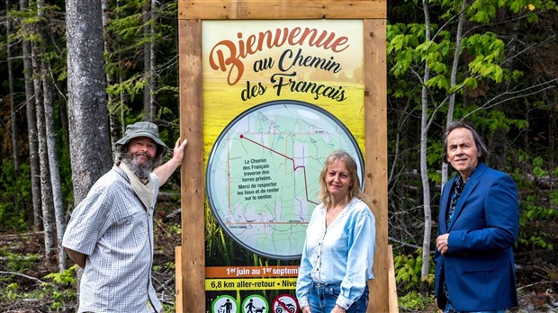 Un nouveau sentier pédestre à Sainte-Aurélie 