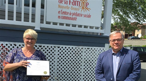 Un prix pour La Maison de la Famille Nouvelle-Beauce