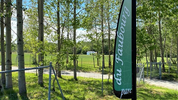 Des sentiers seront réalisés au parc du Faubourg