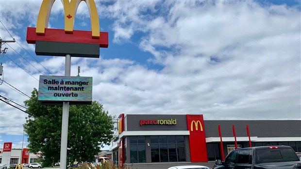 McDonald's annonce la réouverture des salles à manger