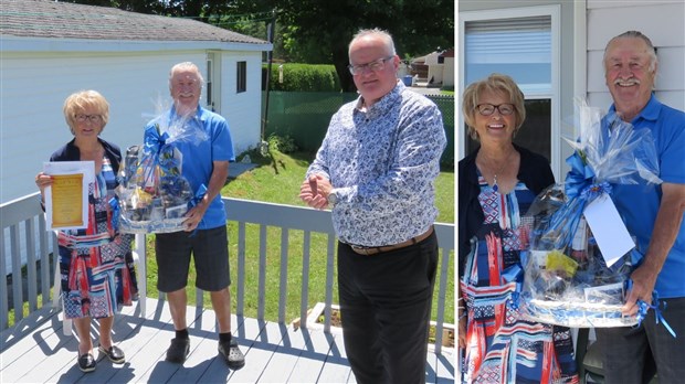 Un couple de Beauceville honoré par leur petit-fils