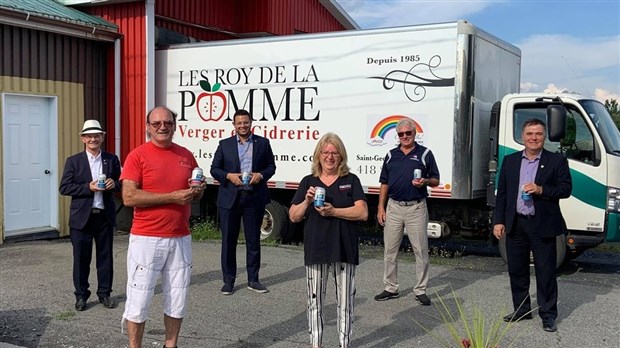 L'entreprise Les Roy de la Pomme lance un cidre à l'effigie du drapeau de la Beauce