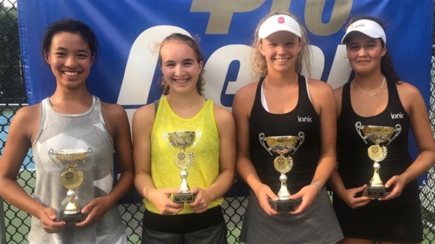 Trois jeunes Beaucerons ont réalisé de belles performances en championnat de tennis 