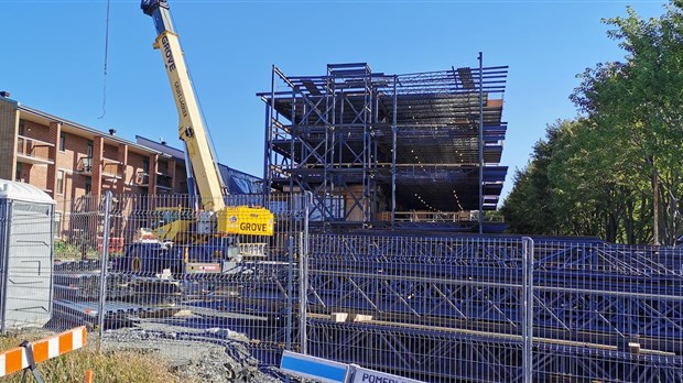 Chantier de construction fermé à Saint-Georges