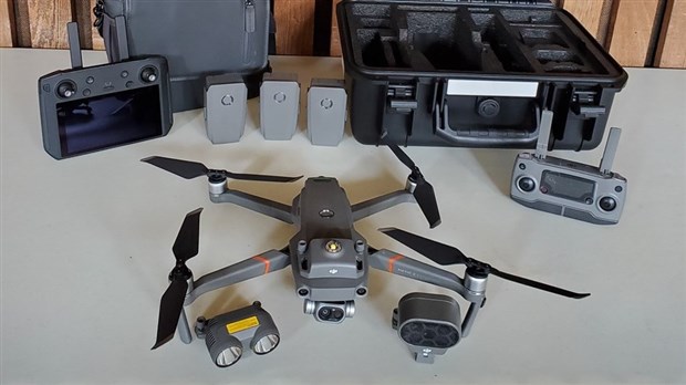 Quatre municipalités acquièrent un drone pour le sauvetage