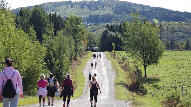 170 marcheurs sur le Chemin de Saint-Jacques-Appalaches