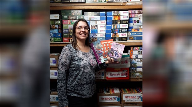 Livres, jeux de société et casse-têtes usagés: la passion d'une Beauceronne d'adoption