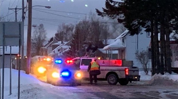 Incendie d'une résidence à Saint-Benjamin