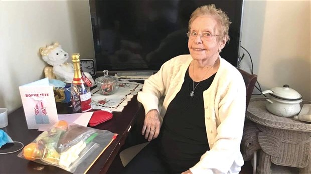 Régina Quirion Drouin Labrecque vient de célébrer ses 101 ans!