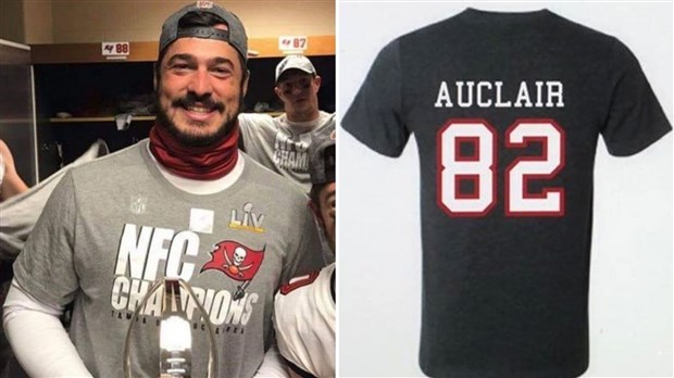Antony Auclair au Super Bowl: dernière journée pour se procurer le chandail d'encouragement