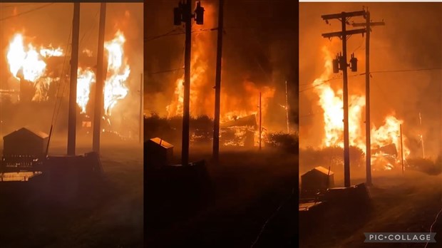 Une résidence en voie de démolition rasée par les flammes