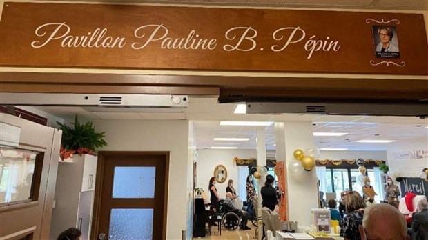 Un pavillon nommé en l’honneur de Pauline B. Pépin 