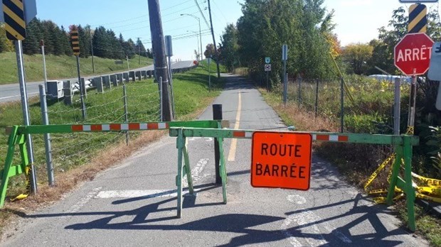 Des travaux forcent la fermeture de la véloroute entre Sainte-Marie et Vallée-Jonction