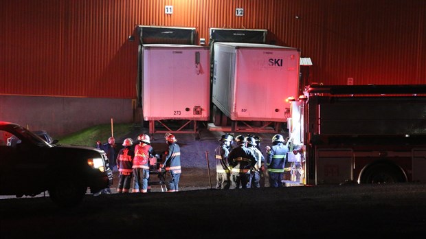Fuite de gaz et incendie cette nuit en Beauce