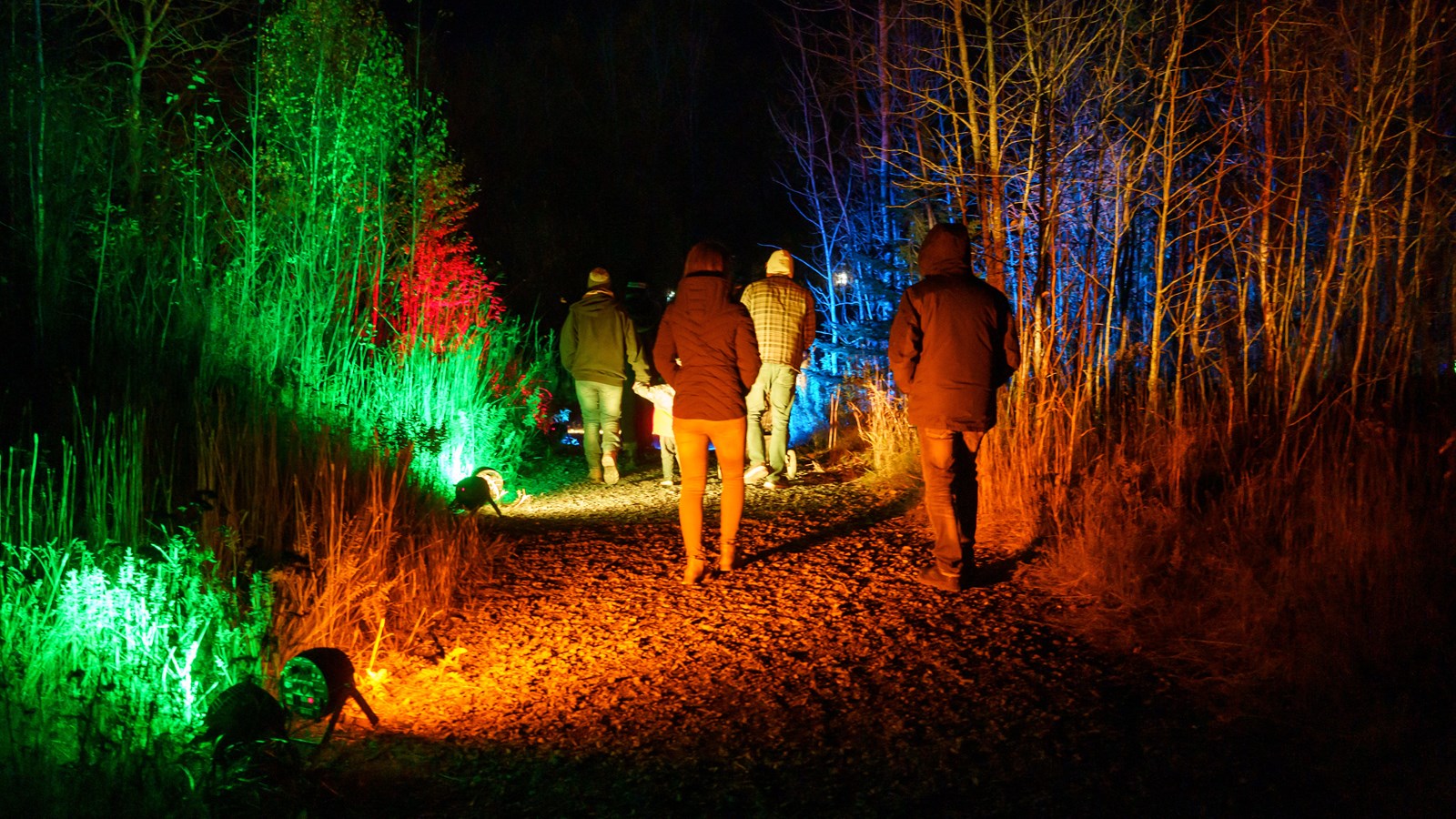 Quelque 9 000 personnes ont visité le sentier d'Halloween à