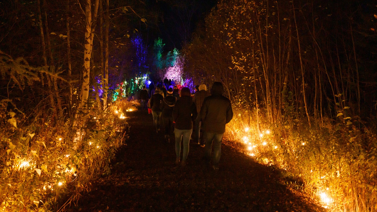 Quelque 9 000 personnes ont visité le sentier d'Halloween à
