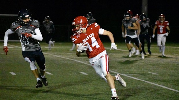 Les Dragons remportent haut la main leur partie contre les Patriotes de Saint-Stanislas