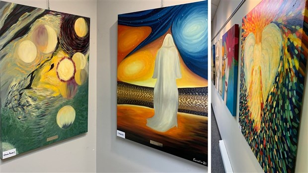 Gérald Gosselin expose ses peintures à l'huile