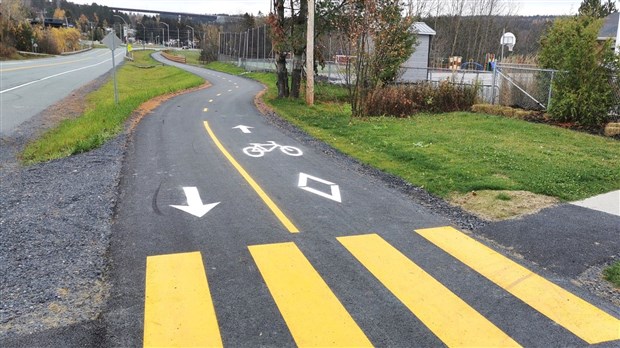 Le nouveau tronçon de piste cyclable est ouvert