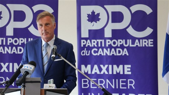 Maxime Bernier obtient 96% d'appui