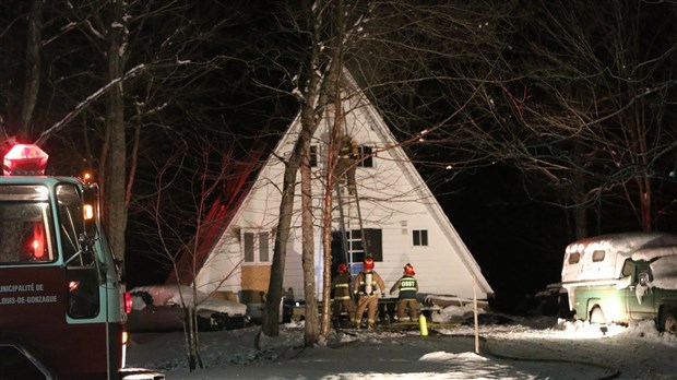 Incendie à Saint-Louis-de-Gonzague