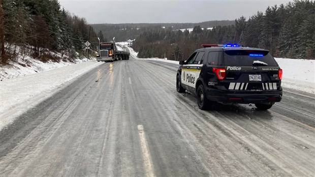 Tempête : la Route 204 fermée depuis ce matin