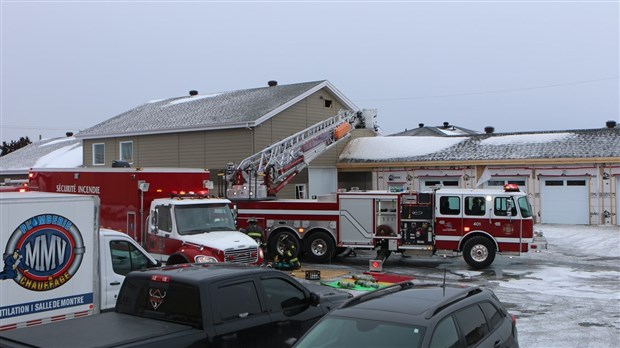Début d'incendie chez MMV à Saint-Georges