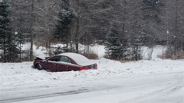 Sortie de route et tonneaux ce matin à Saint-Georges