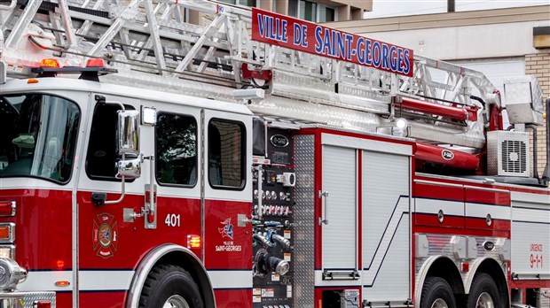 Un incendie dans une maison de Saint-Georges