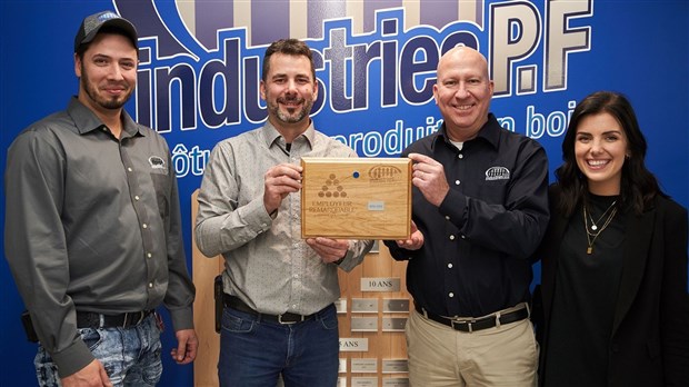 L'entreprise Industries P. F. certifiée « Employeur Remarquable »