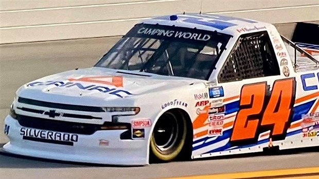 Un accident gâche la belle course de Raphaël Lessard à Daytona