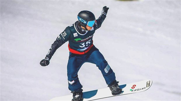 Une chute conduit Éliot Grondin à la 7e place à la Coupe du monde de snowboardcross