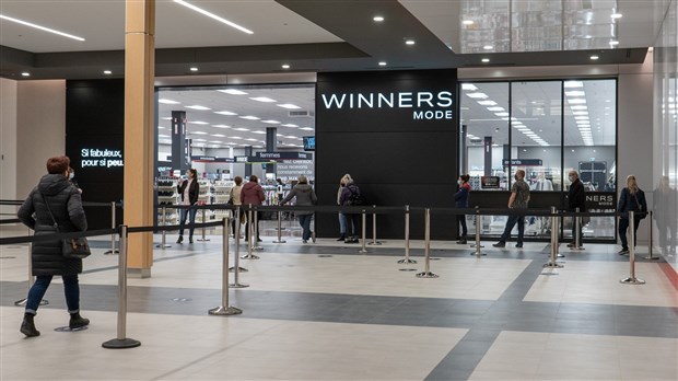 Le magasin Winners a finalement ouvert ses portes 