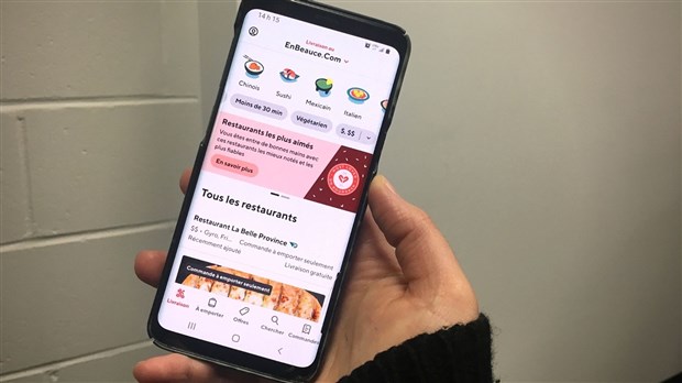 L'entreprise de livraison de nourriture DoorDash arrive bientôt en Beauce