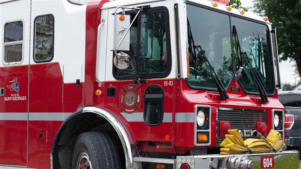 Incendie aux Serres Bégin à Notre-Dame-des-Pins