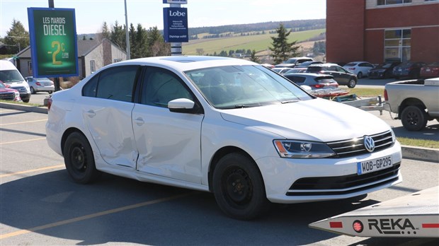 Léger accident sur le boulevard Lacroix à Saint-Georges