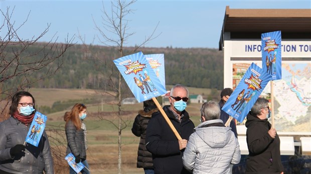 Les enseignants manifestent en Beauce-Etchemin