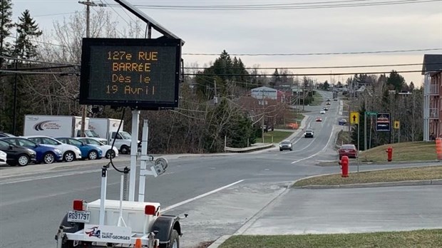 Saint-Georges : fermeture temporaire d'une portion de la 127e rue