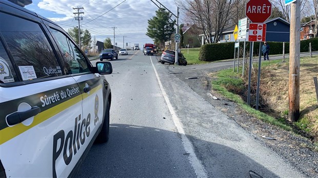 Collision à Notre-Dame-des-Pins