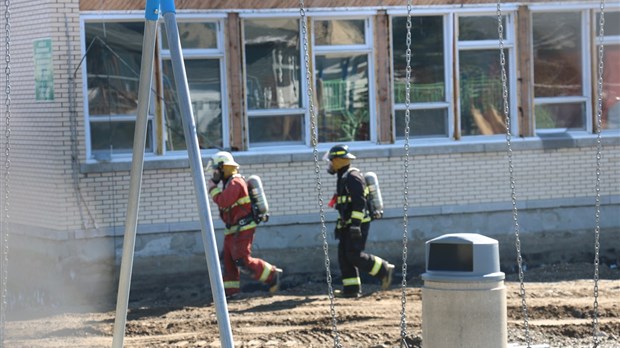 Fuite de gaz naturel à l'école primaire de Tring-Jonction