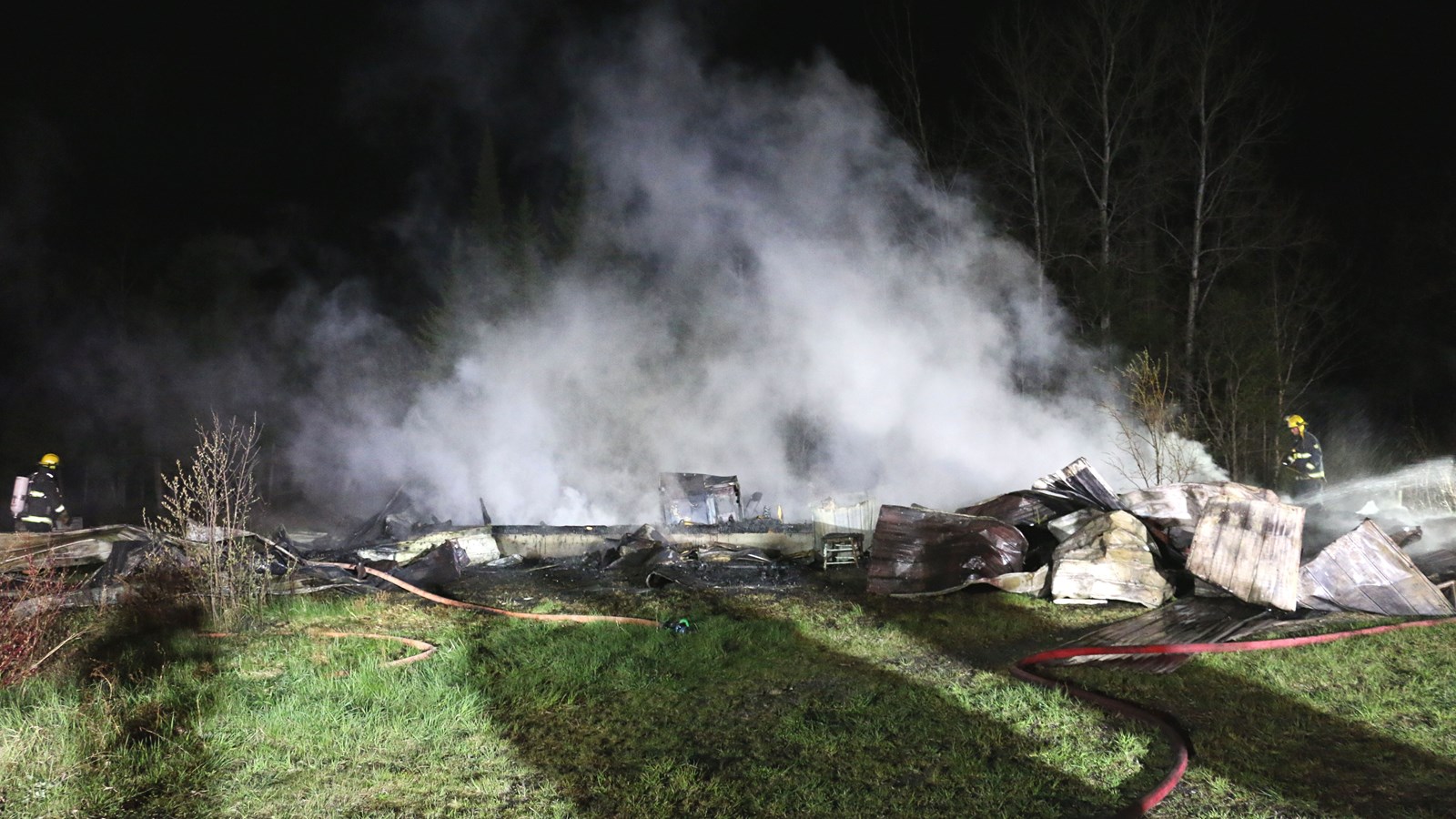 Feu de cabane à sucre à SainteClotilde