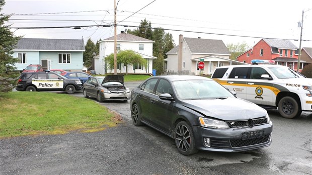 Collision entre trois véhicules à Saint-Martin