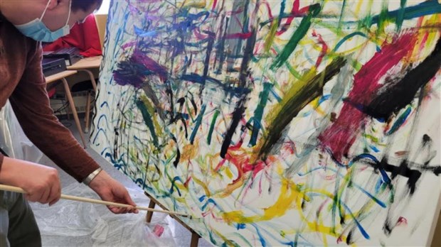 Des élèves initiés à un projet d’art multidisciplinaire