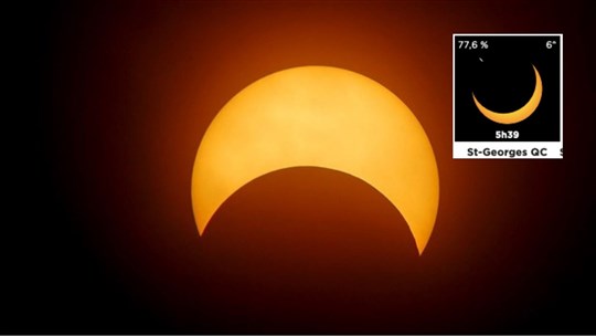 Une éclipse solaire dans le ciel de la Beauce demain matin