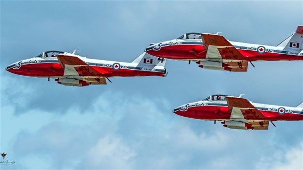 Les Snowbirds à Saint-Georges le 24 juin mais en défilé seulement