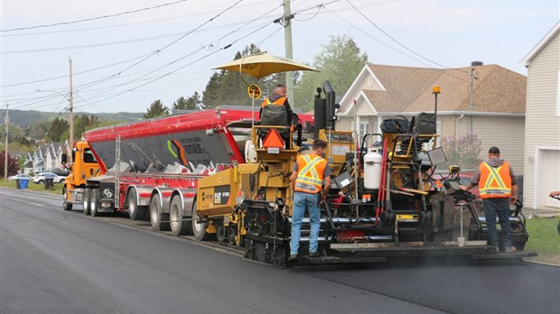Travaux de planage et de pavage à Saint-Georges