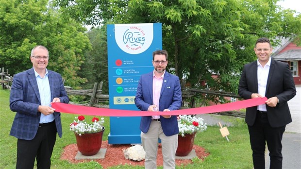 L’Espace « Aux Rives du temps » inauguré à Courcelles