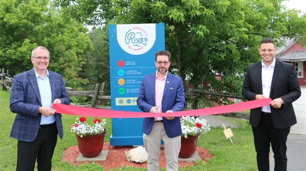 L’Espace « Aux Rives du temps » inauguré à Courcelles