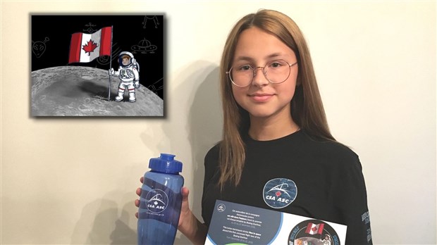 Rosalie Vachon est fin prête pour son camp d'astronautes juniors